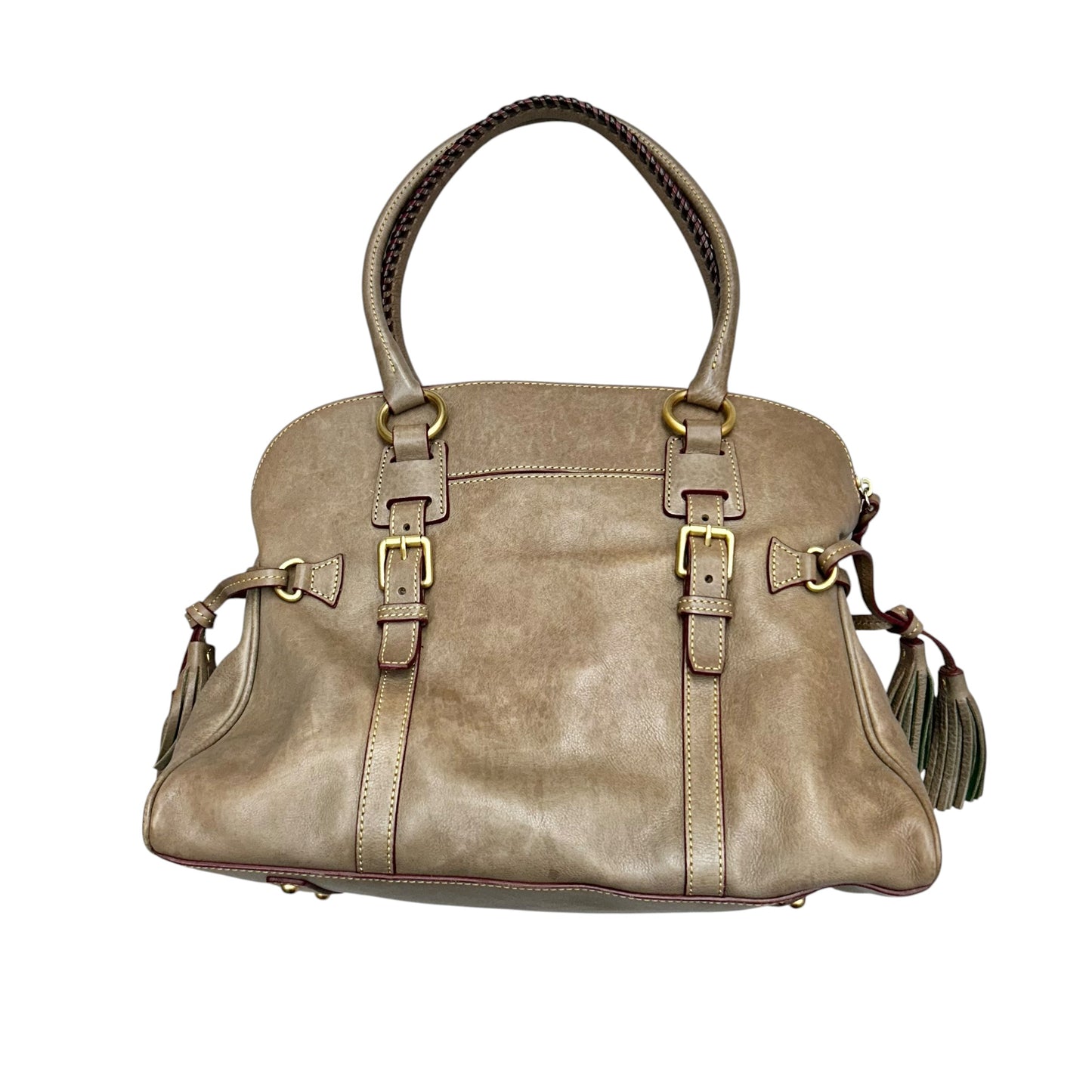 Handbag Designer By Dooney And Bourke In Taupe, Size: Large