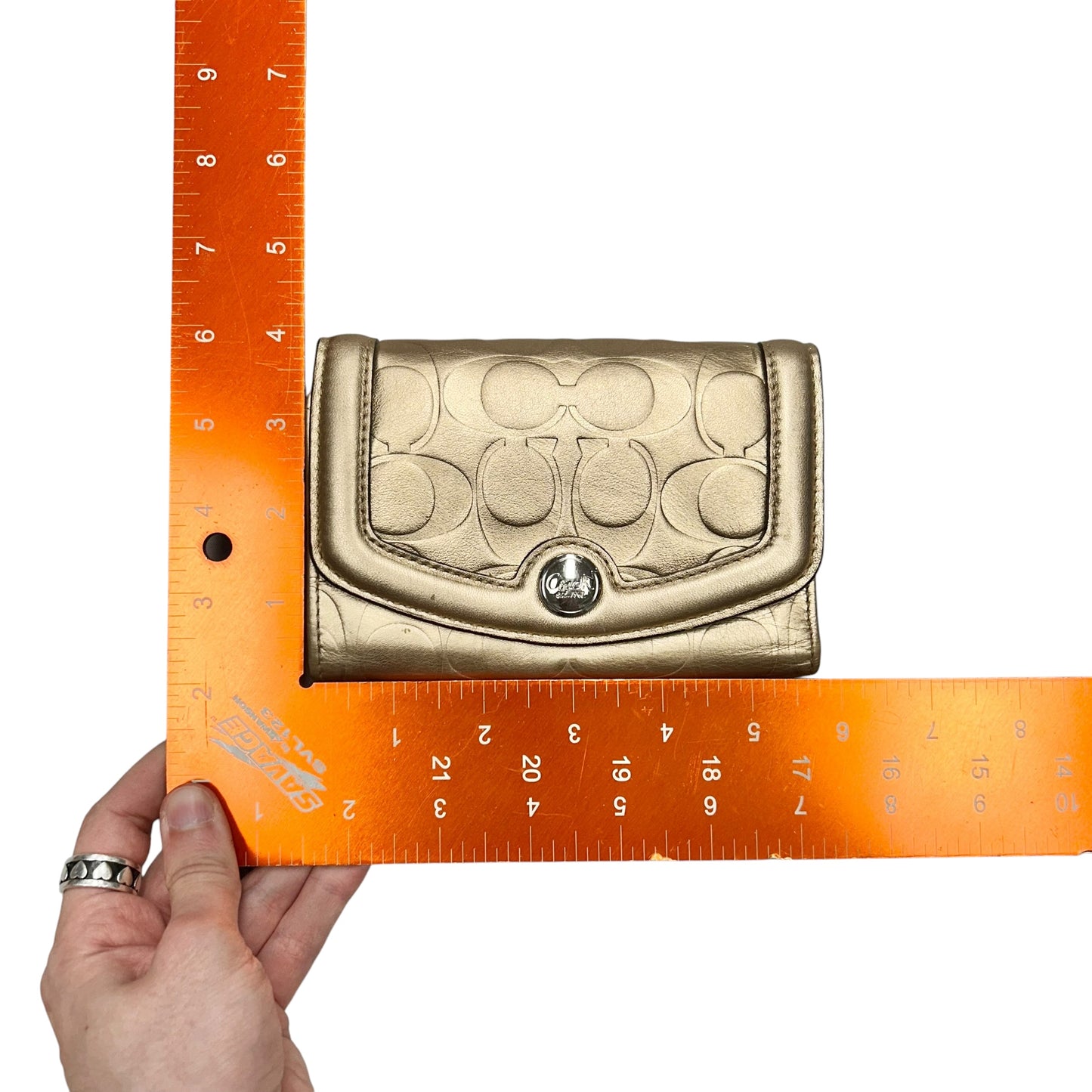 Wallet Designer By Coach, Size: Small