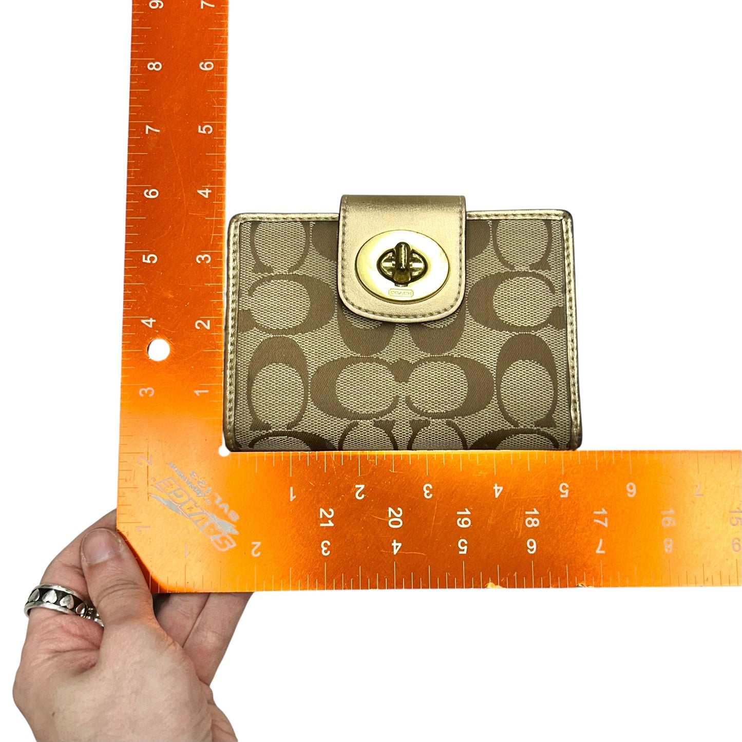 Wallet Designer By Coach, Size: Small