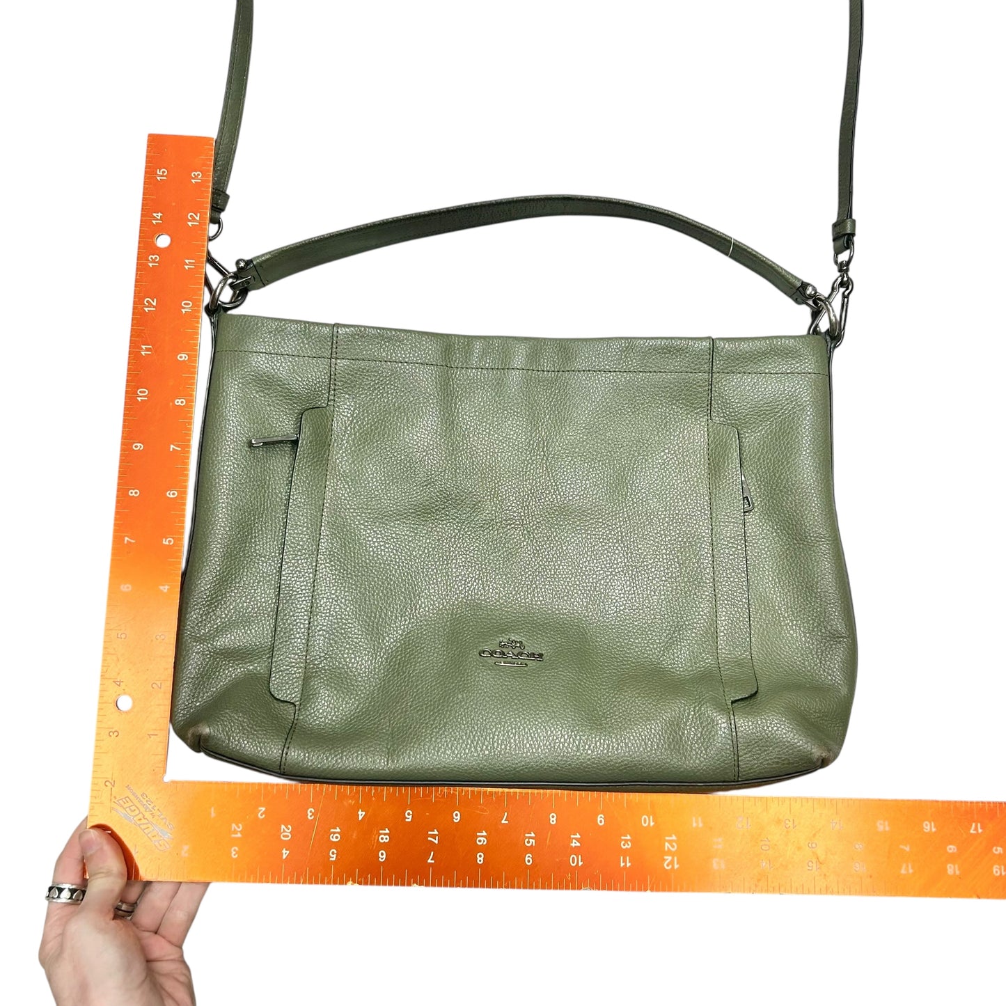 Crossbody Designer By Coach, Size: Medium