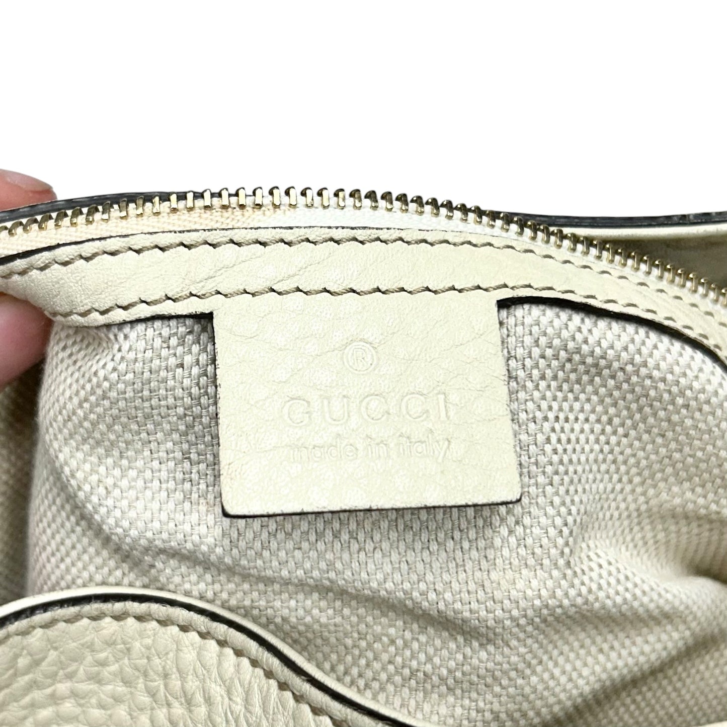 Handbag Luxury Designer By Gucci, Size: Large