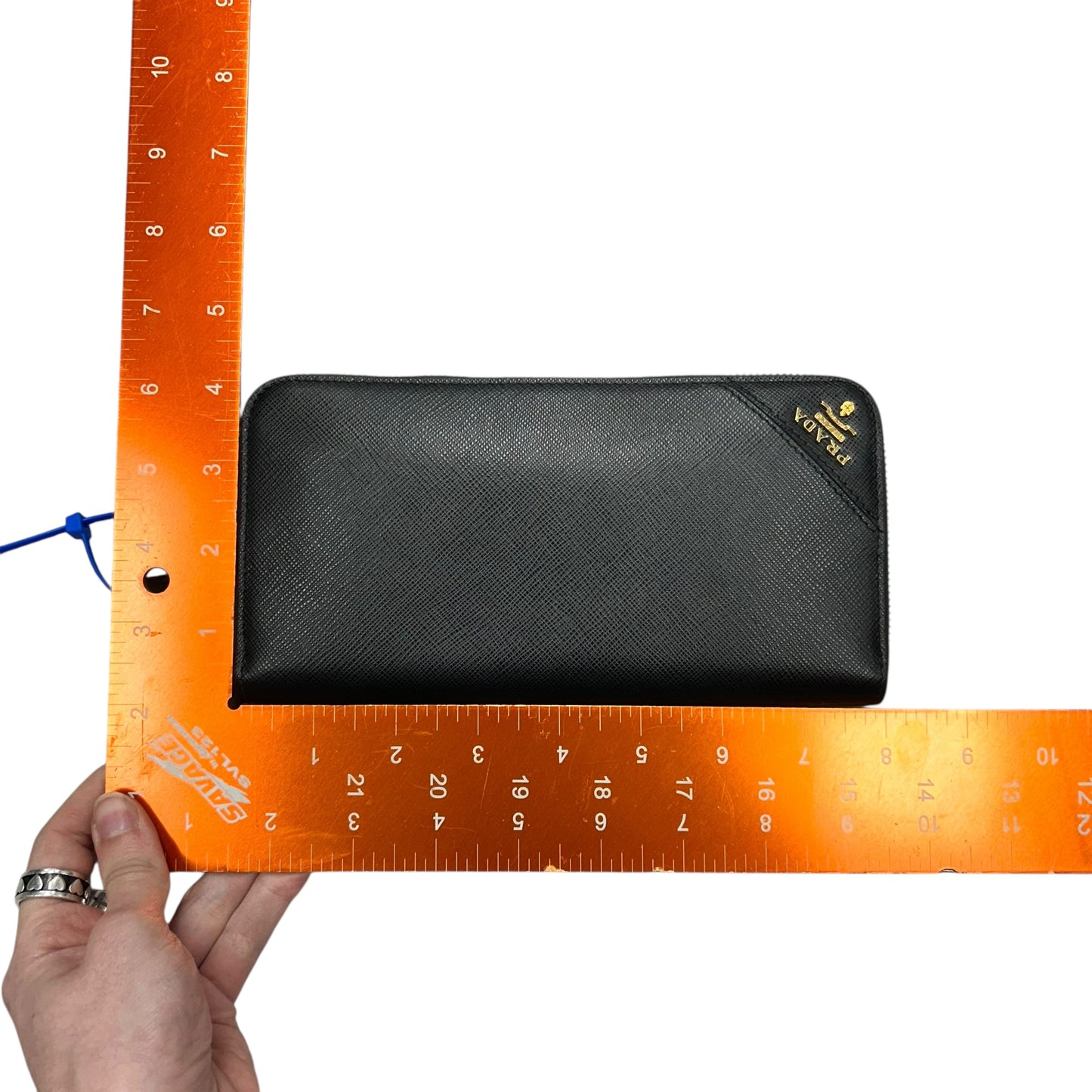 Wallet Luxury Designer By Prada, Size: Large