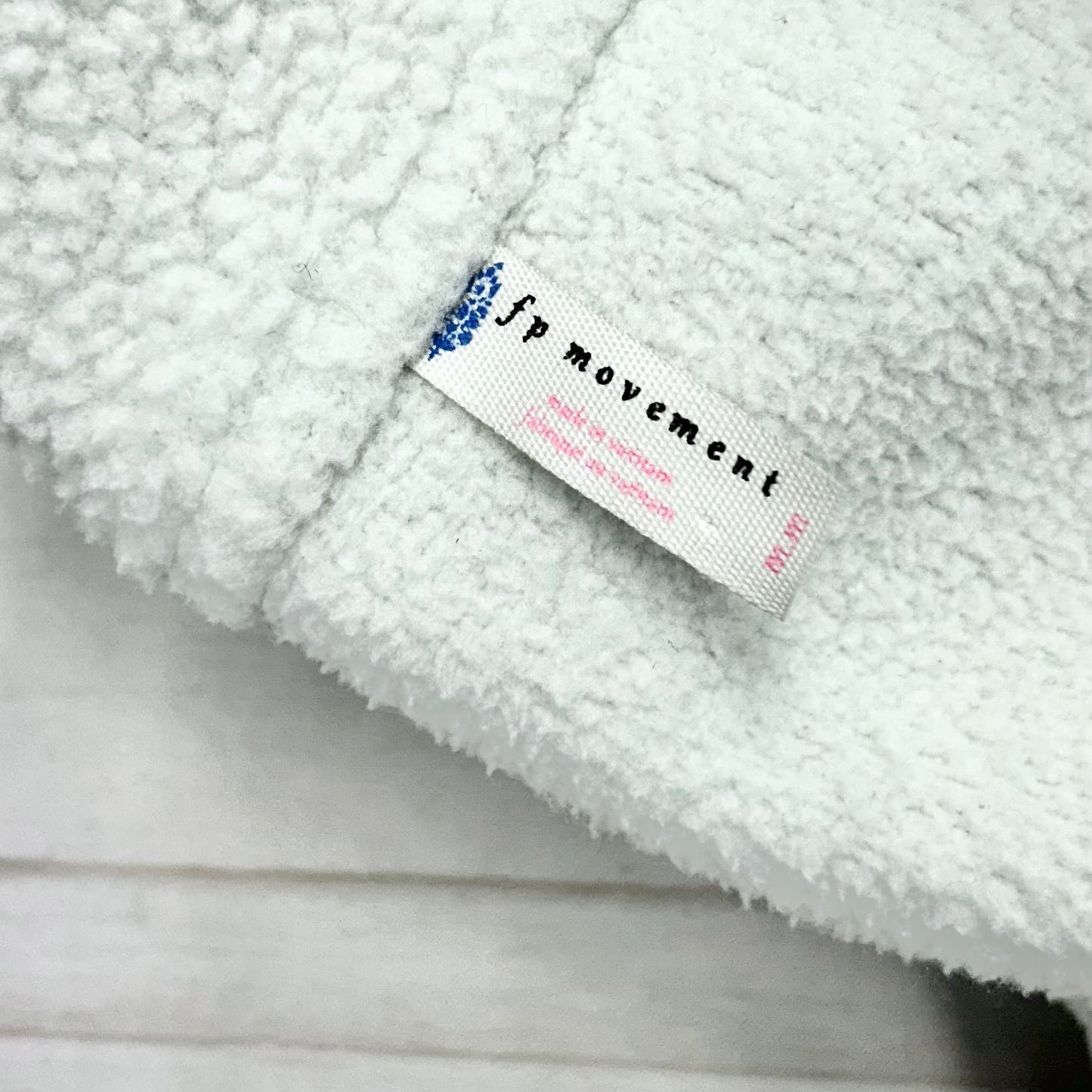 Jacket Faux Fur & Sherpa By Free People In Blue, Size: M