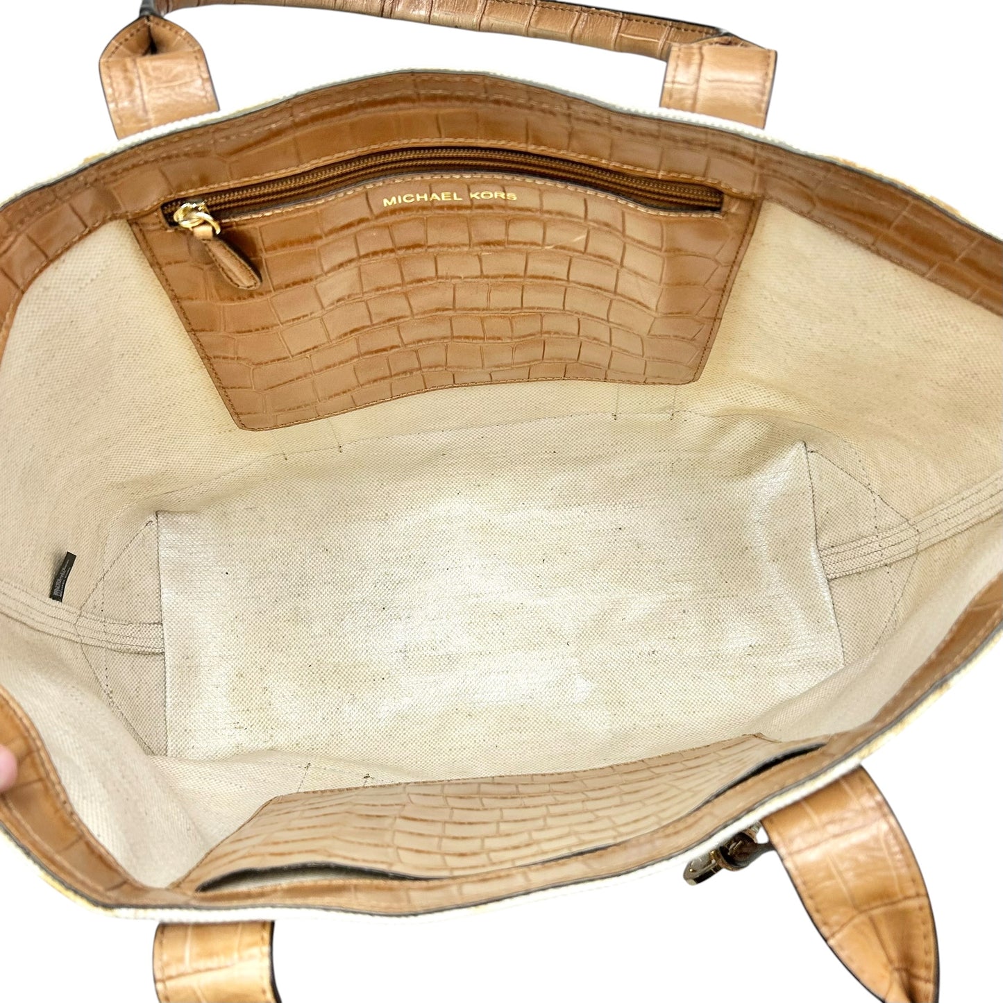 Tote Designer By Michael Kors, Size: Large
