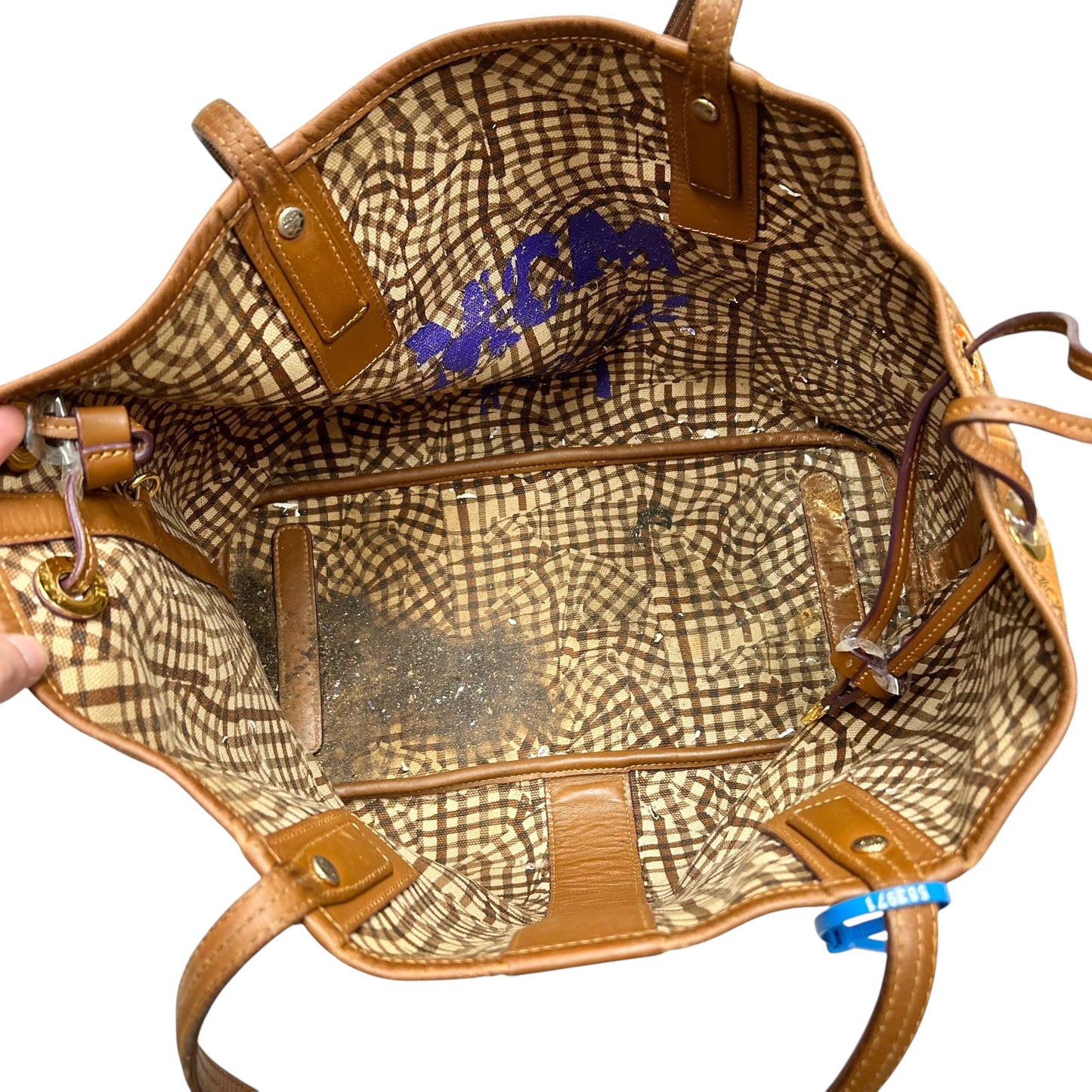 Tote Luxury Designer By Mcm, Size: Medium