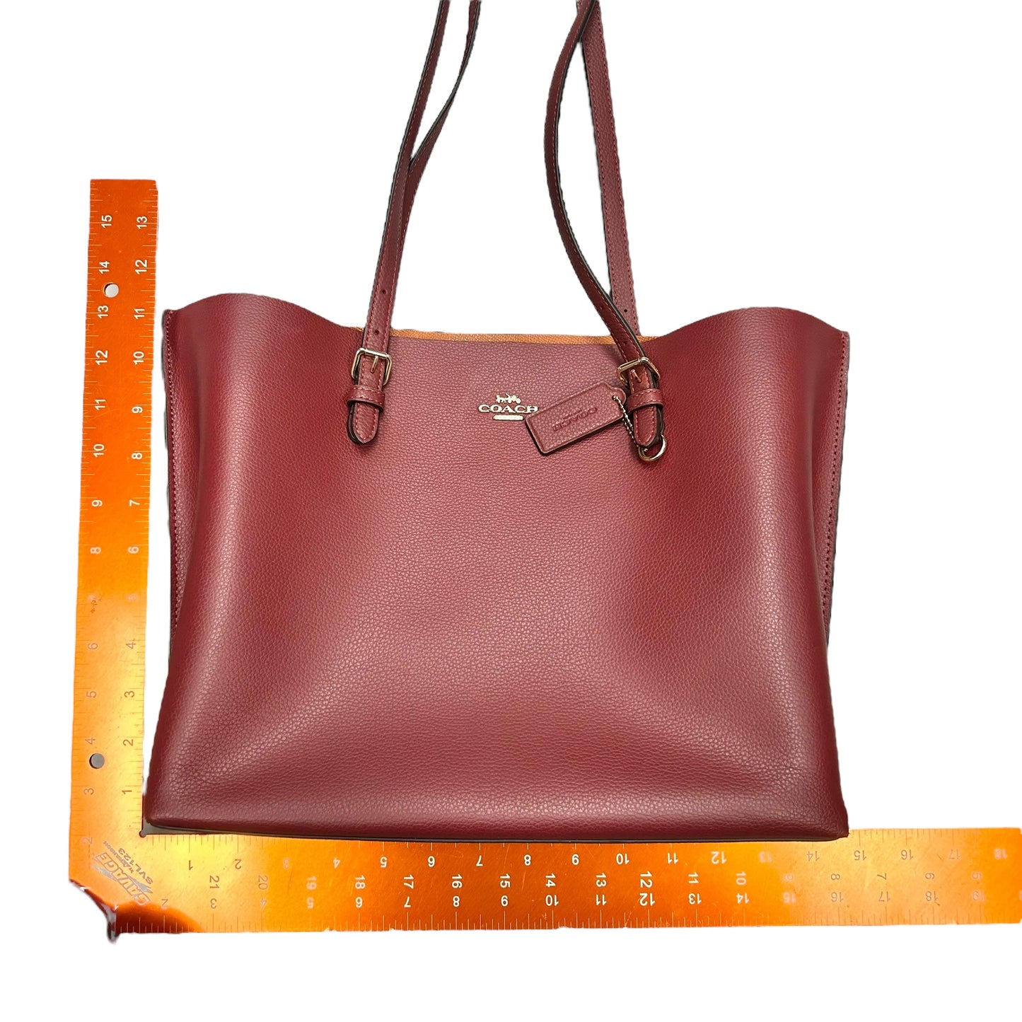 Tote Designer By Coach, Size: Large