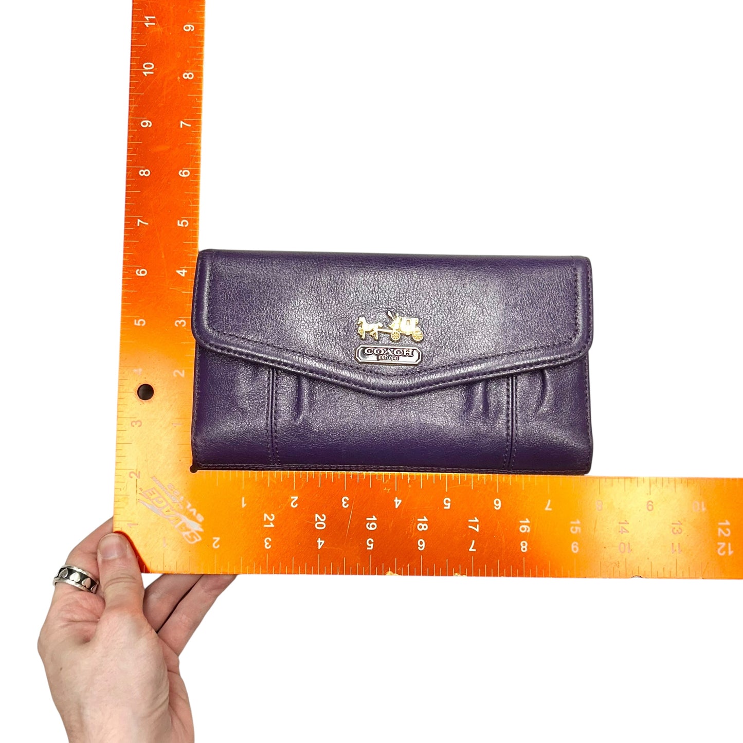 Wallet Designer By Coach, Size: Large