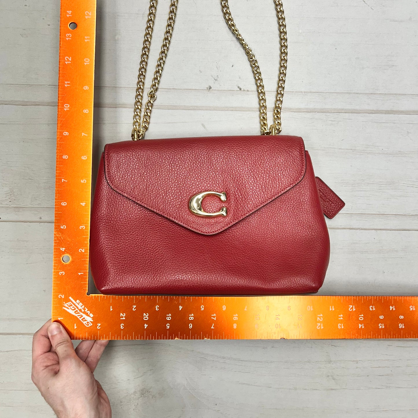 Crossbody Designer By Coach, Size: Medium