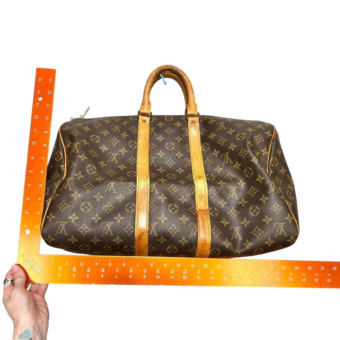 Duffle And Weekender Luxury Designer By Louis Vuitton, Size: Medium