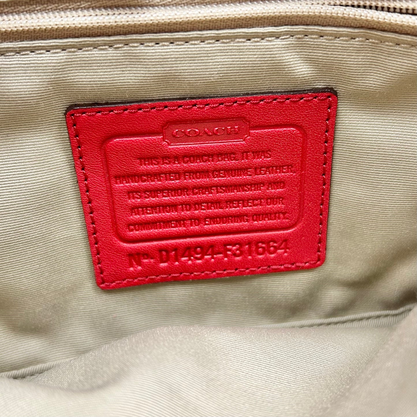 Crossbody Designer By Coach, Size: Small