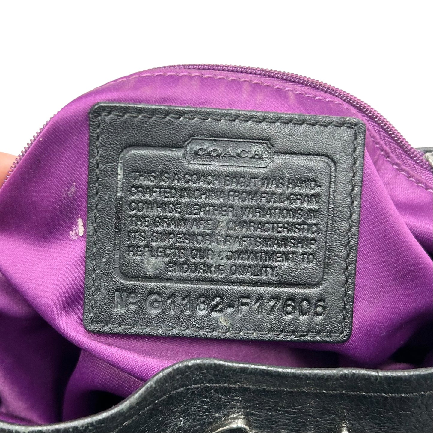 Handbag Designer By Coach, Size: Medium