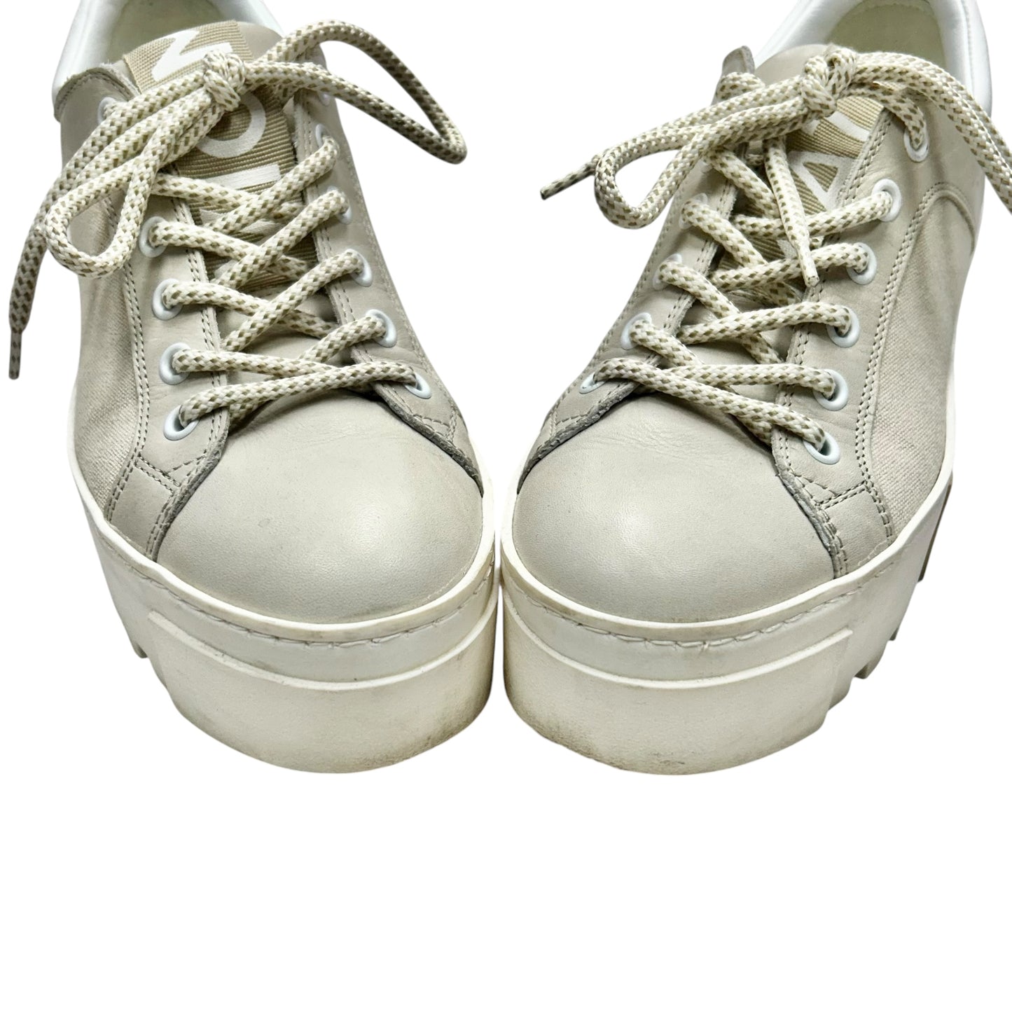 Shoes Sneakers Platform By Vic Matie In Cream & White, Size: 7