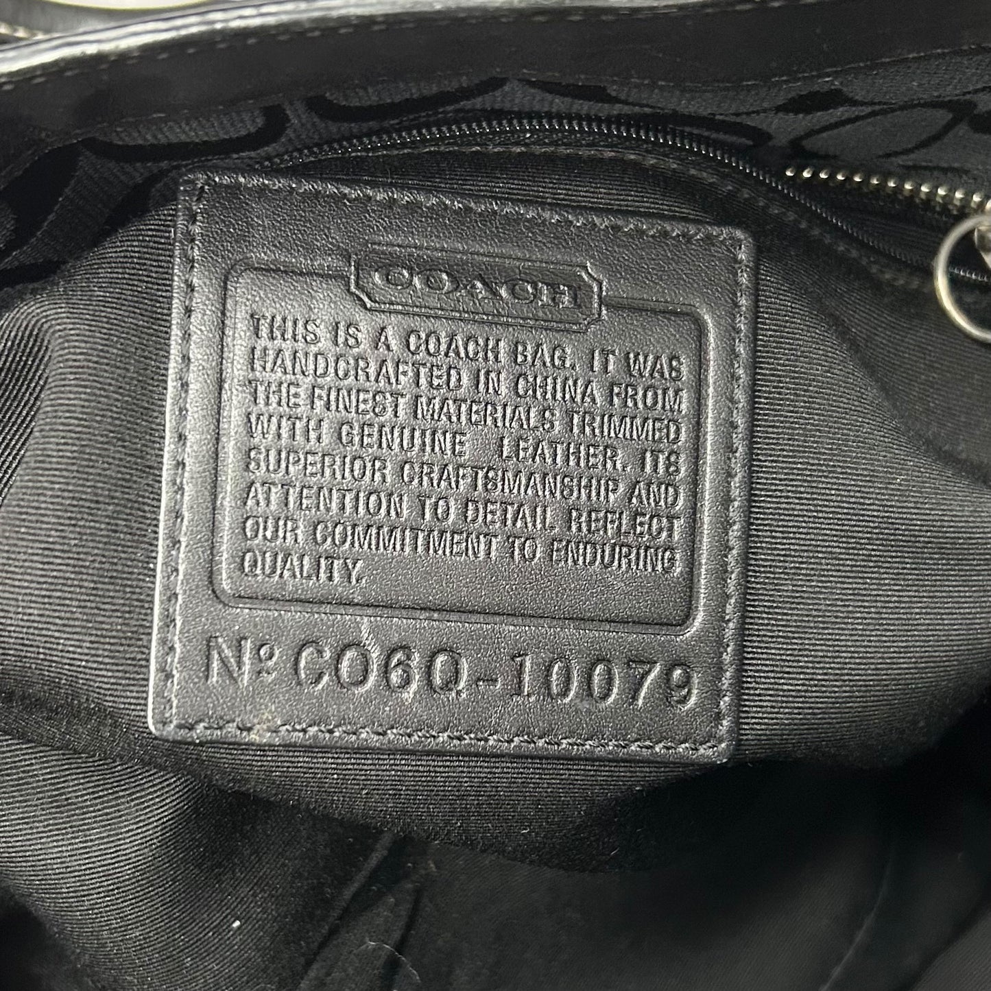 Tote Designer By Coach, Size: Medium