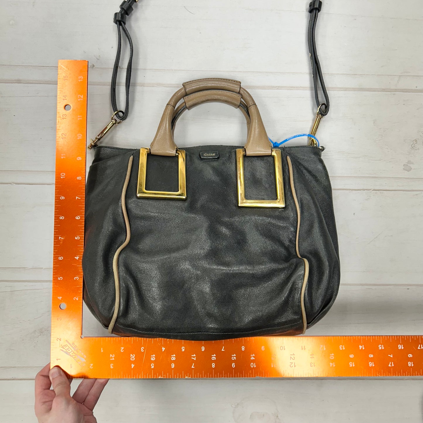 Handbag Luxury Designer By Chloe, Size: Medium