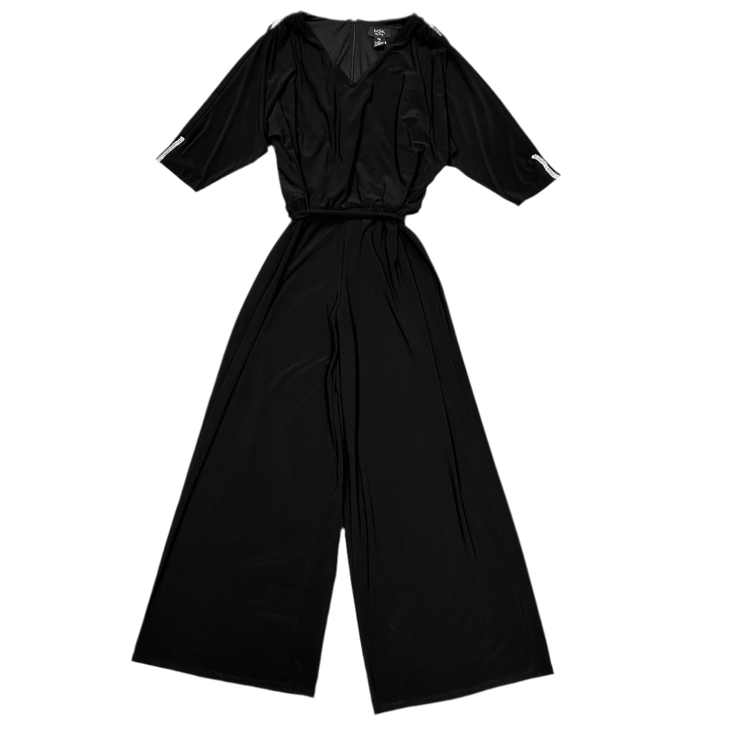 Jumpsuit By Msk In Black & Silver, Size: Xlp