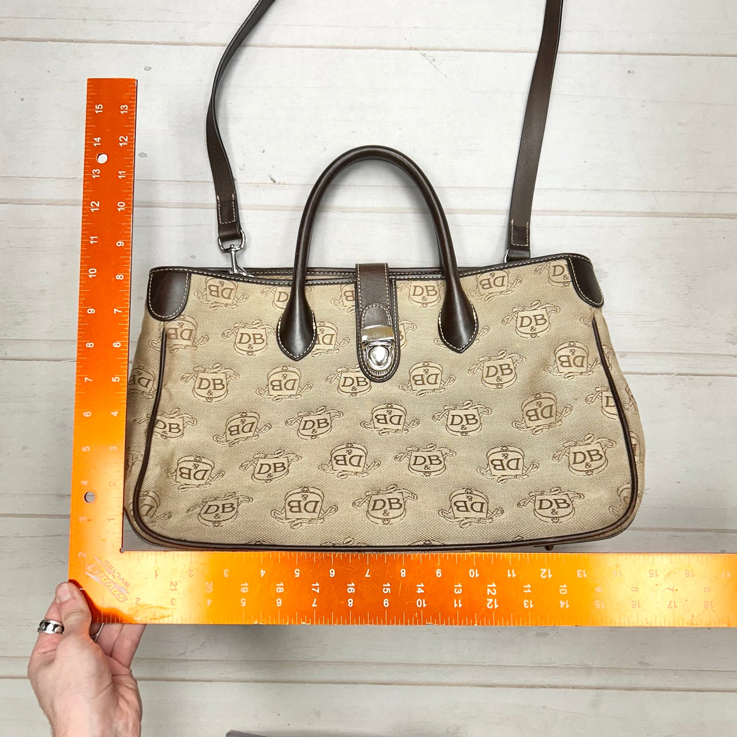 Handbag Designer By Dooney And Bourke, Size: Large