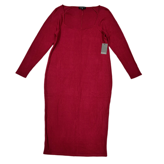 Dress Casual Maxi By Eloquii In Red, Size: 2x