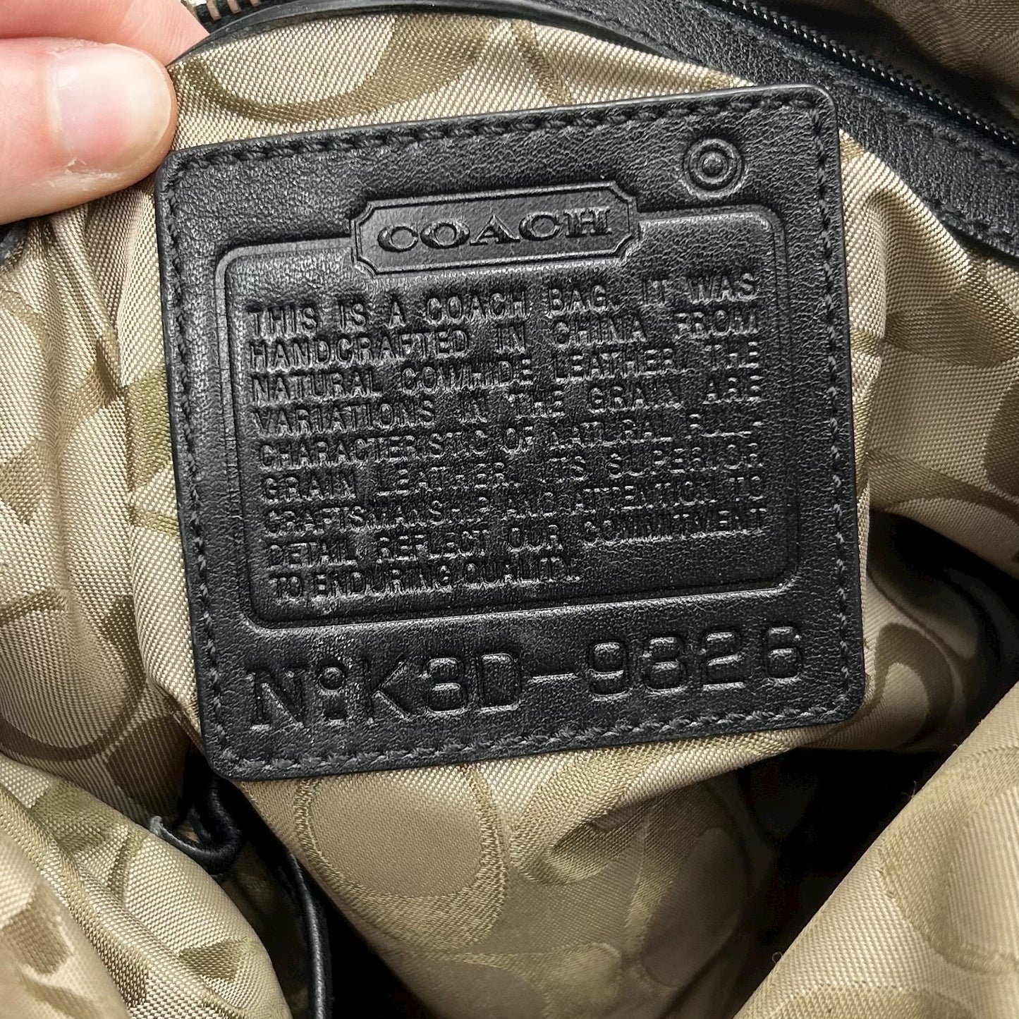 Crossbody Designer By Coach, Size: Medium