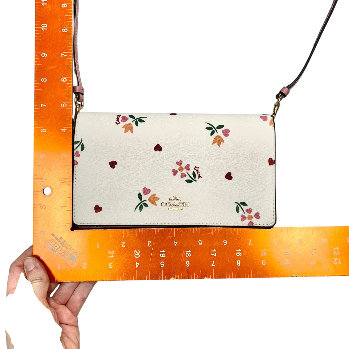 Crossbody Designer By Coach, Size: Small