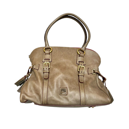 Handbag Designer By Dooney And Bourke In Taupe, Size: Large