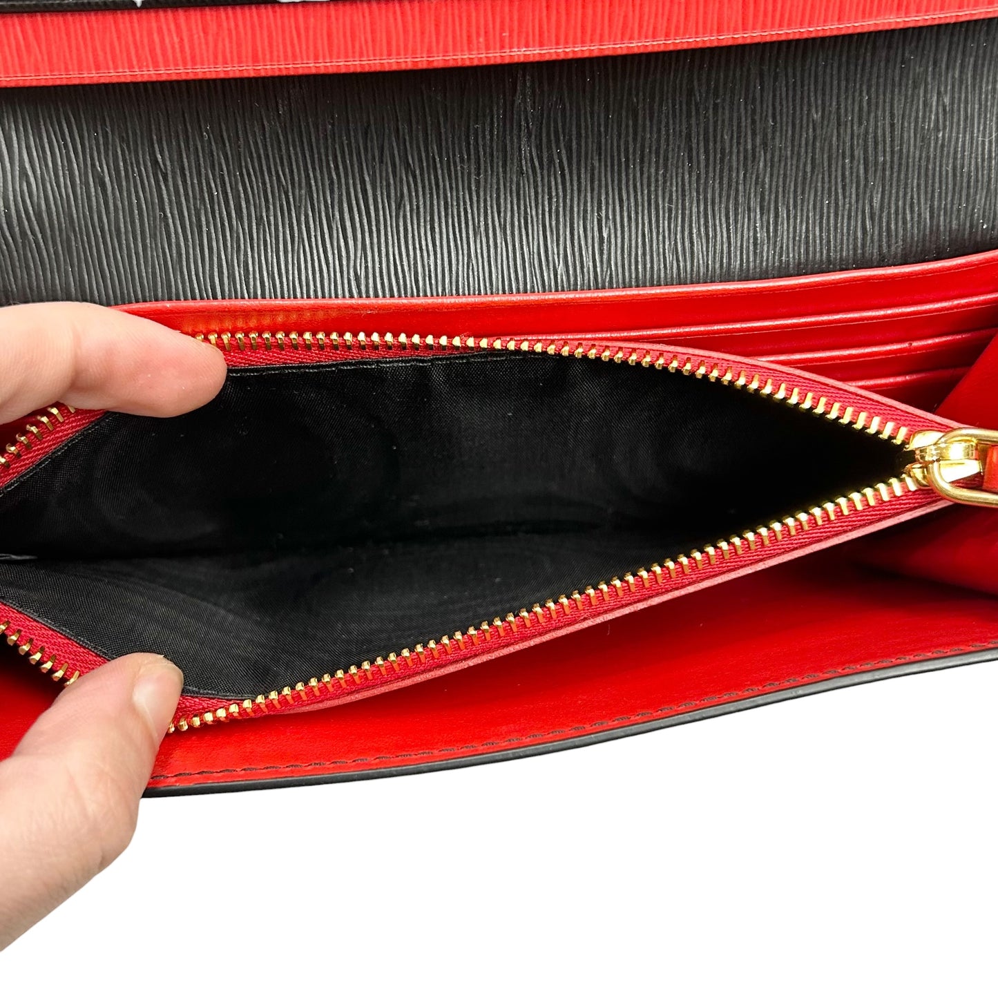 Wallet Luxury Designer By Prada, Size: Large