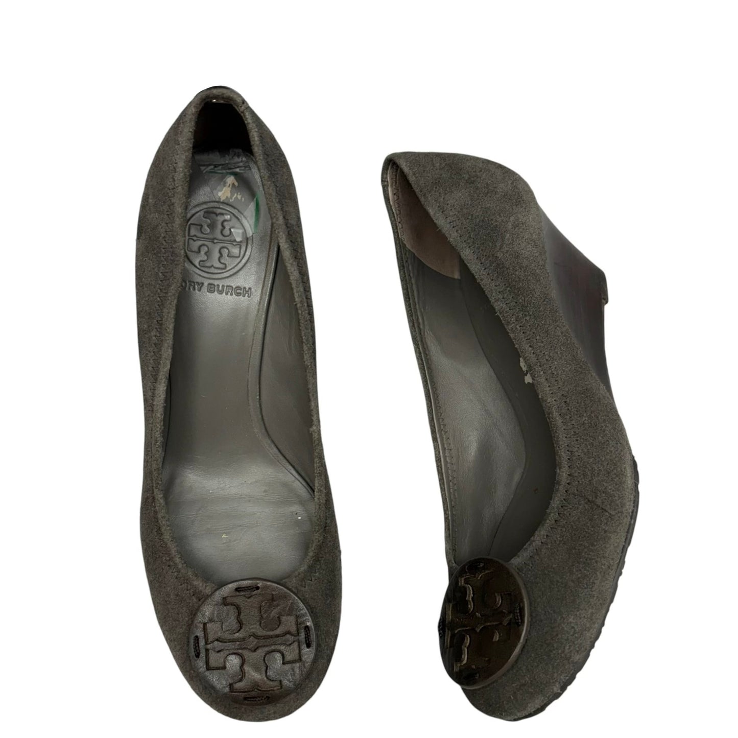 Shoes Designer By Tory Burch In Grey, Size: 7.5