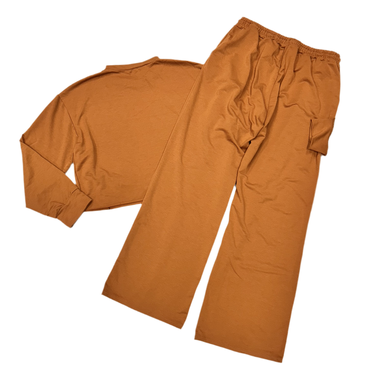 Lounge Set Pants In Orange, Size: 2x