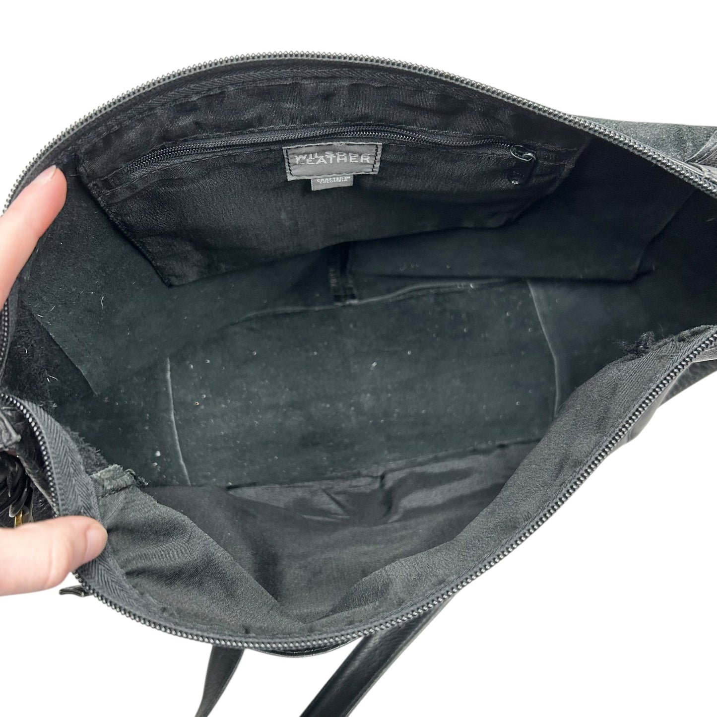 Handbag Leather By Wilsons Leather, Size: Medium