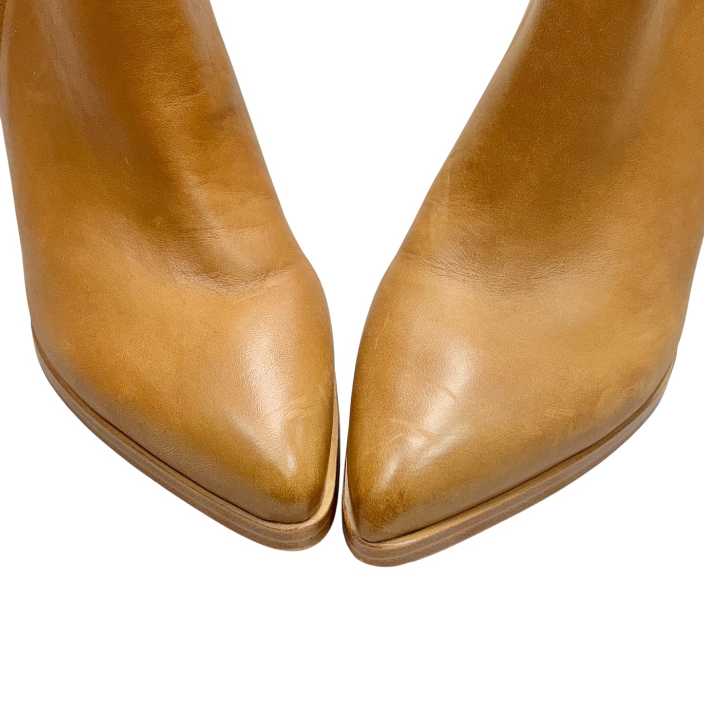 BOOTS LEATHER by MARC FISHER In TAN, Size: 9.5