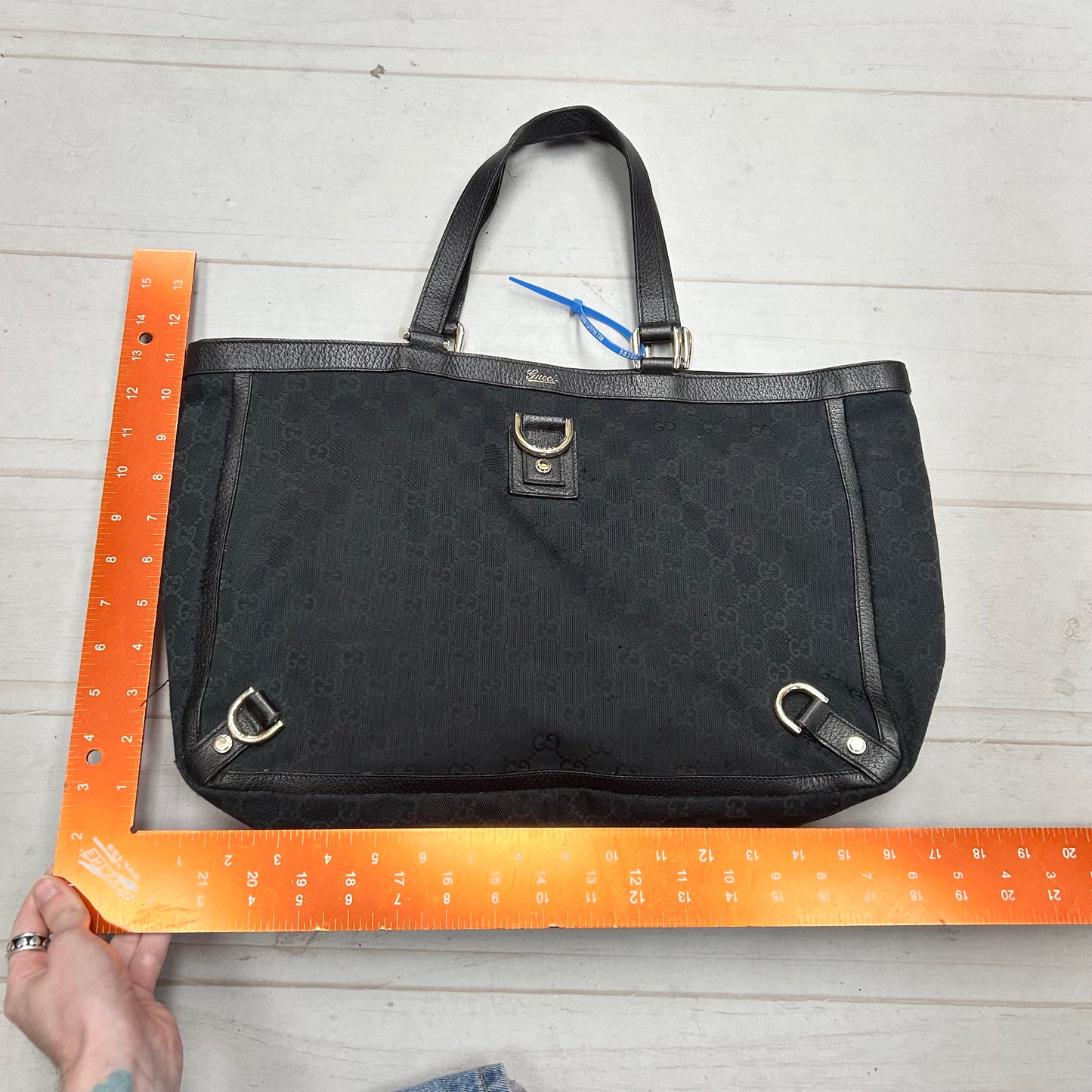 Handbag Luxury Designer By Gucci, Size: Large