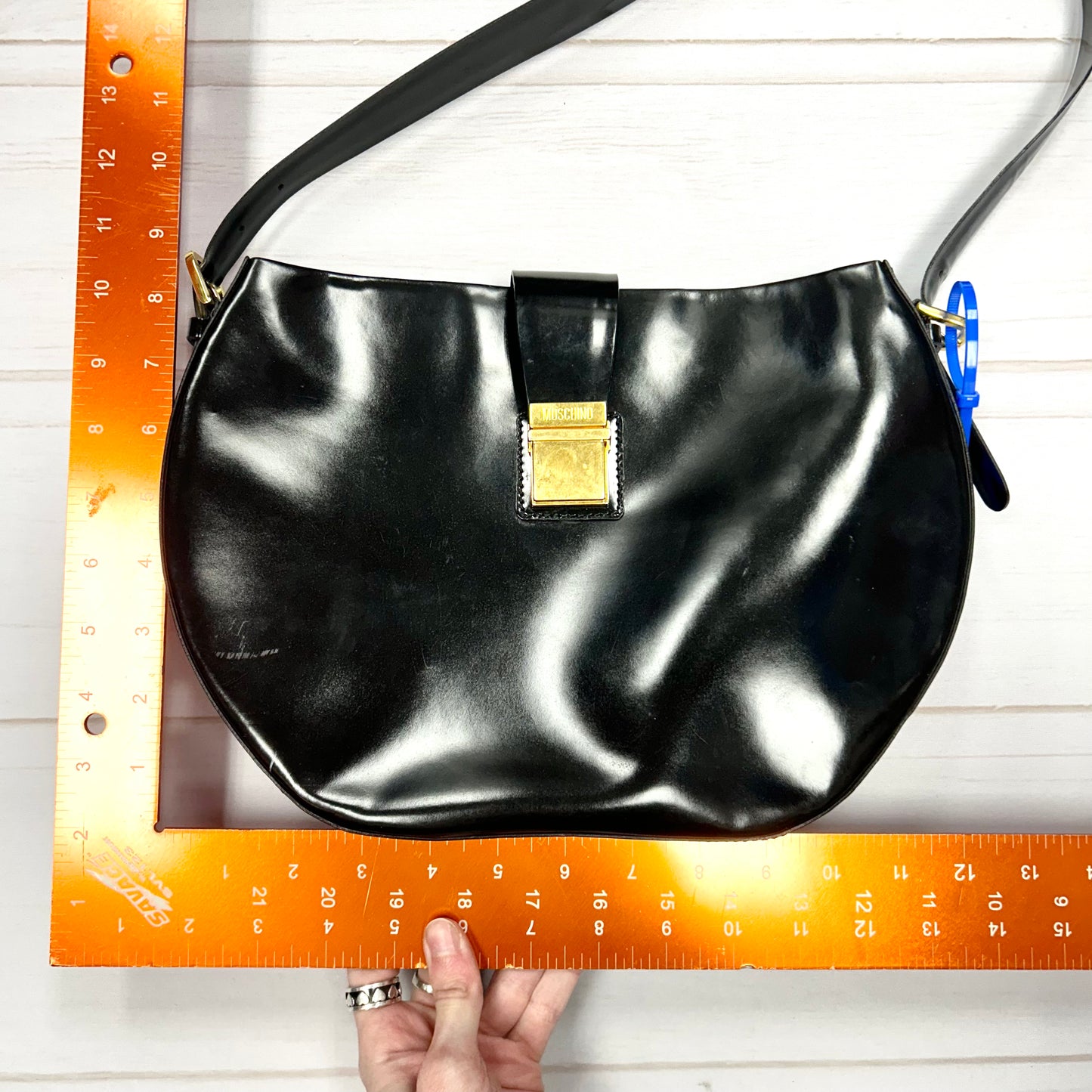 Handbag Luxury Designer By Moschino  Size: Medium
