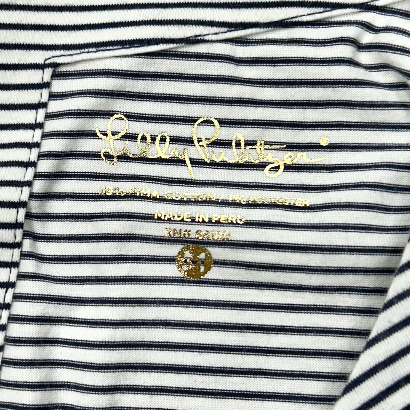 Dress Designer By Lilly Pulitzer In Striped Pattern, Size: M