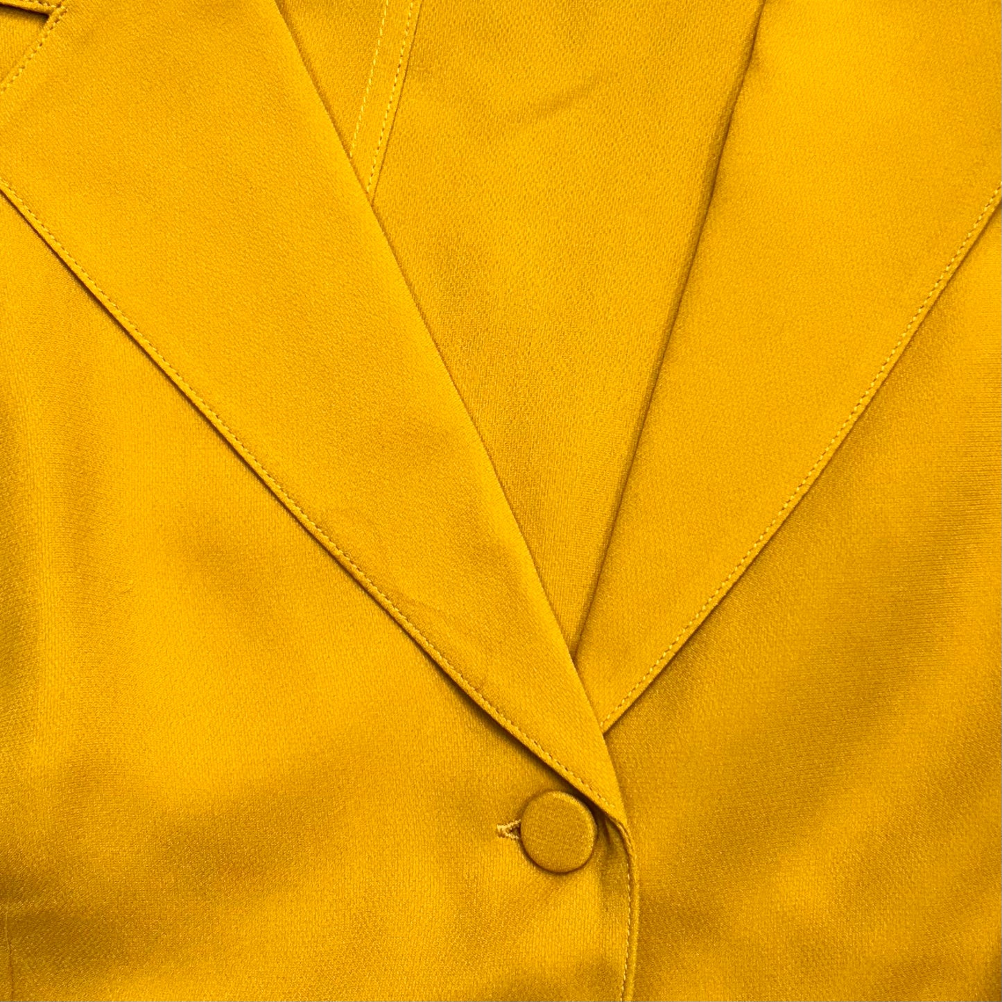 Top Sleeveless Designer By Lafayette 148 In Yellow, Size: 8