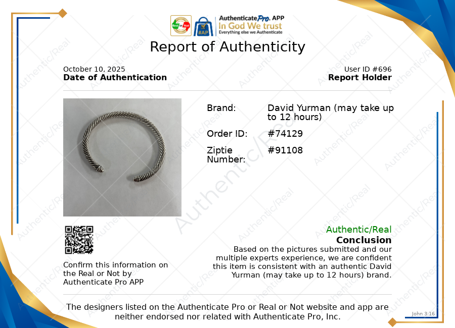 Bracelet Luxury Designer By David Yurman