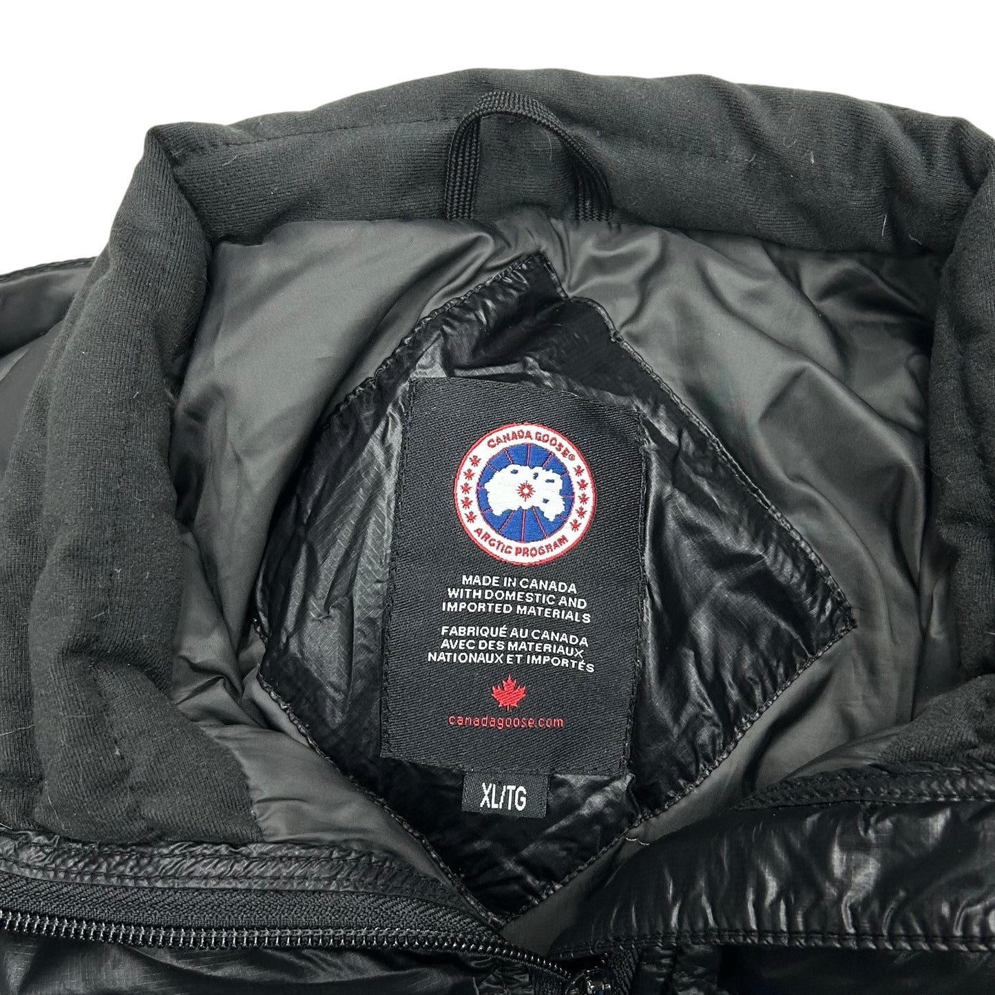 Jacket Luxury Designer By Canada Goose In Black, Size: Xl
