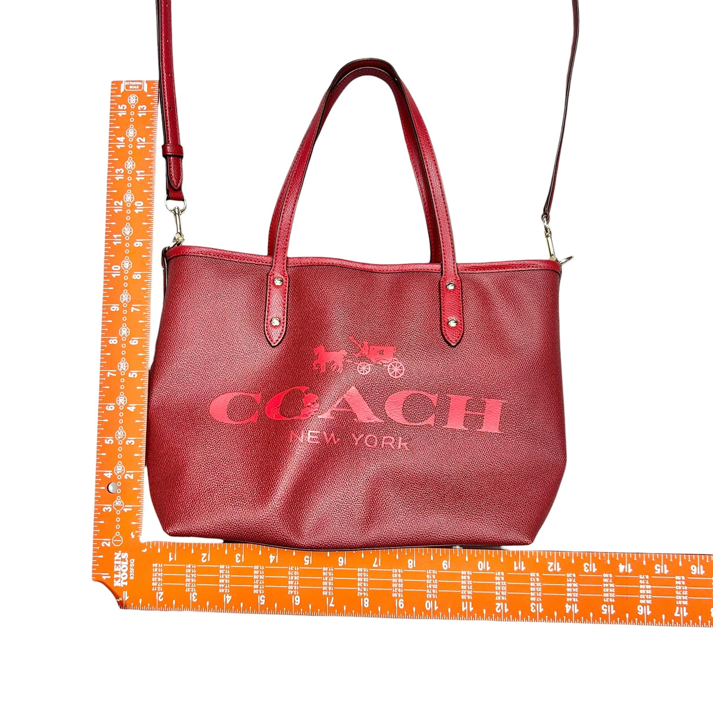 Crossbody Designer By Coach, Size: Medium