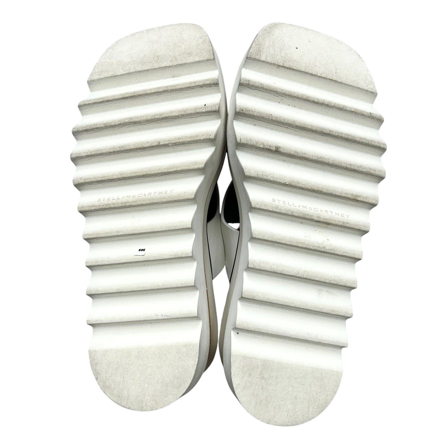 Sandals Luxury Designer By Stella Mccartney In White, Size: 7.5