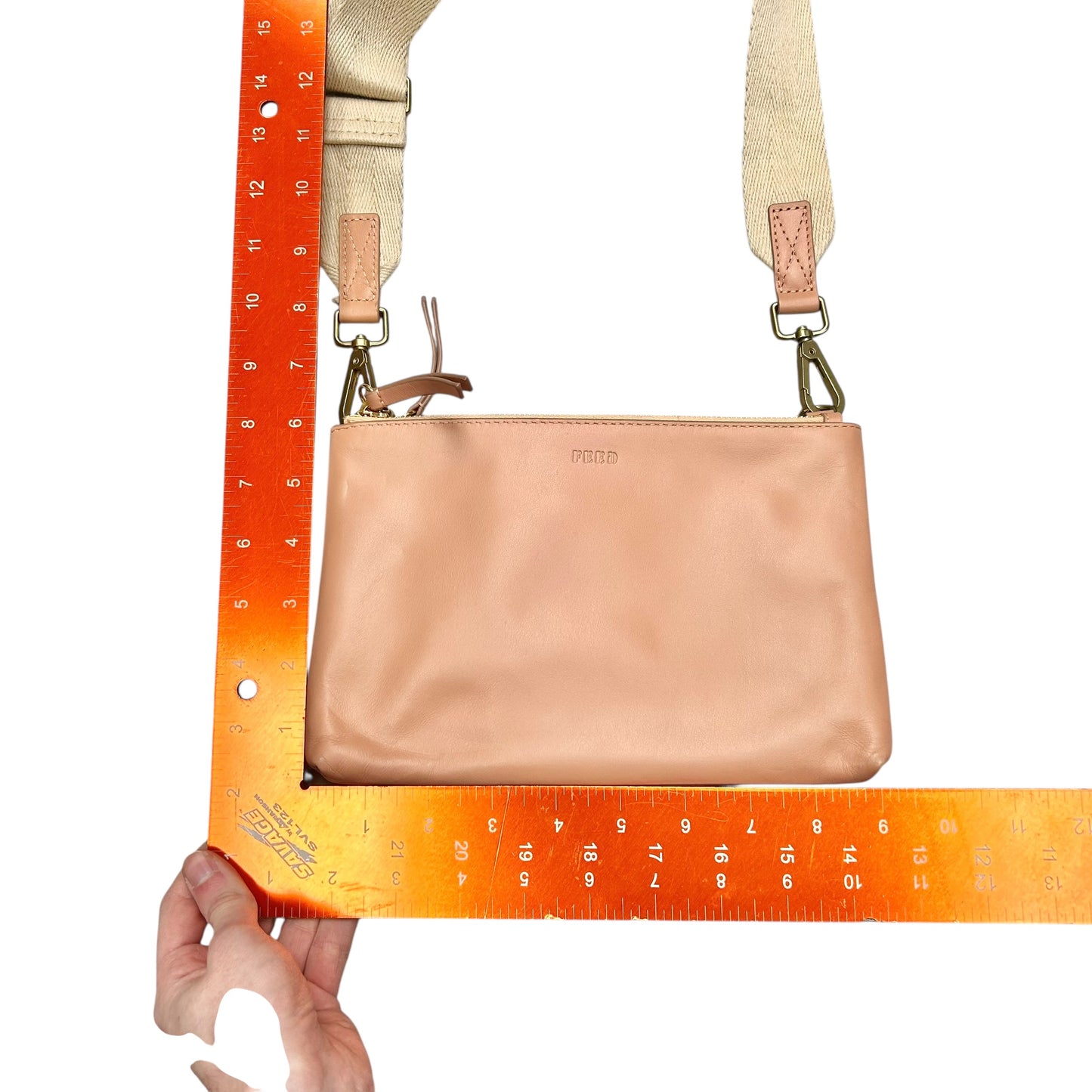 Crossbody Leather By Feed, Size: Small