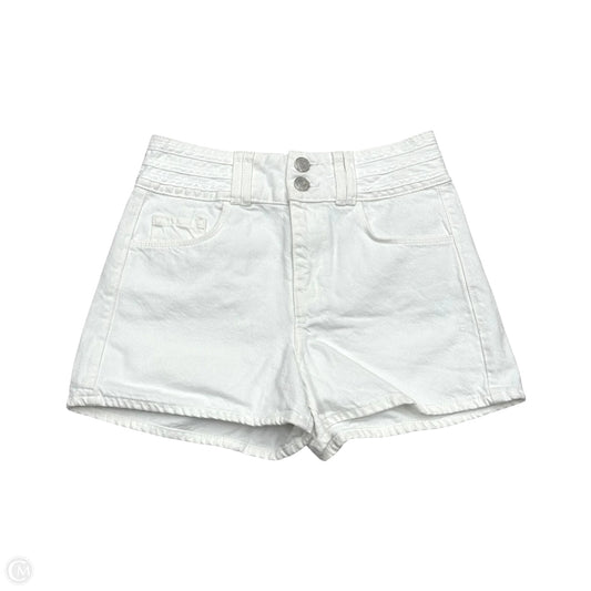 Shorts By Frame In White Denim, Size: 0