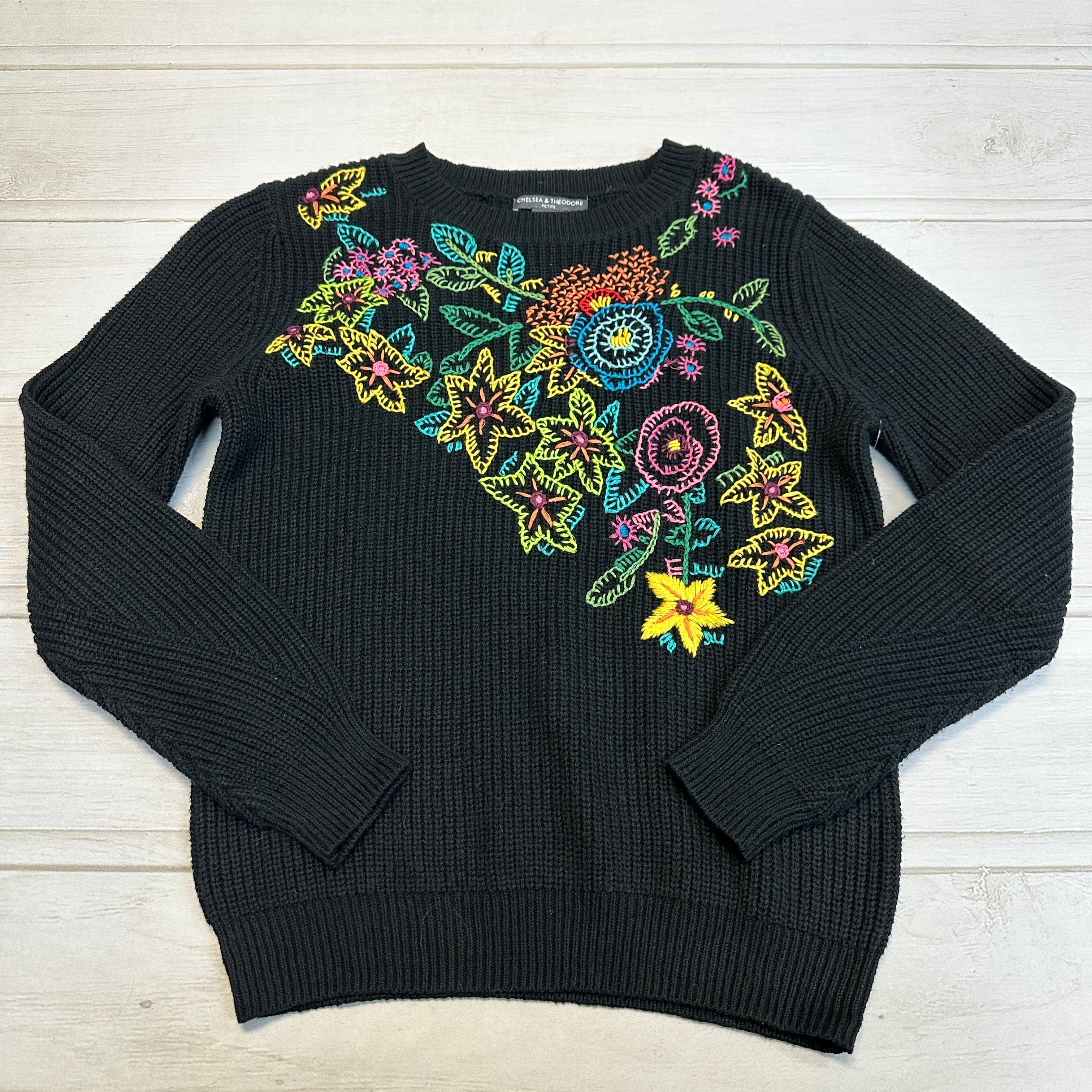 Chelsea and theodore 2025 floral sweater