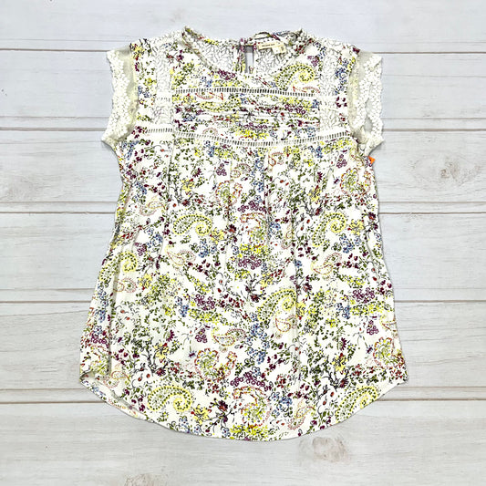 Blouse Short Sleeve By Meadow Rue  Size: S