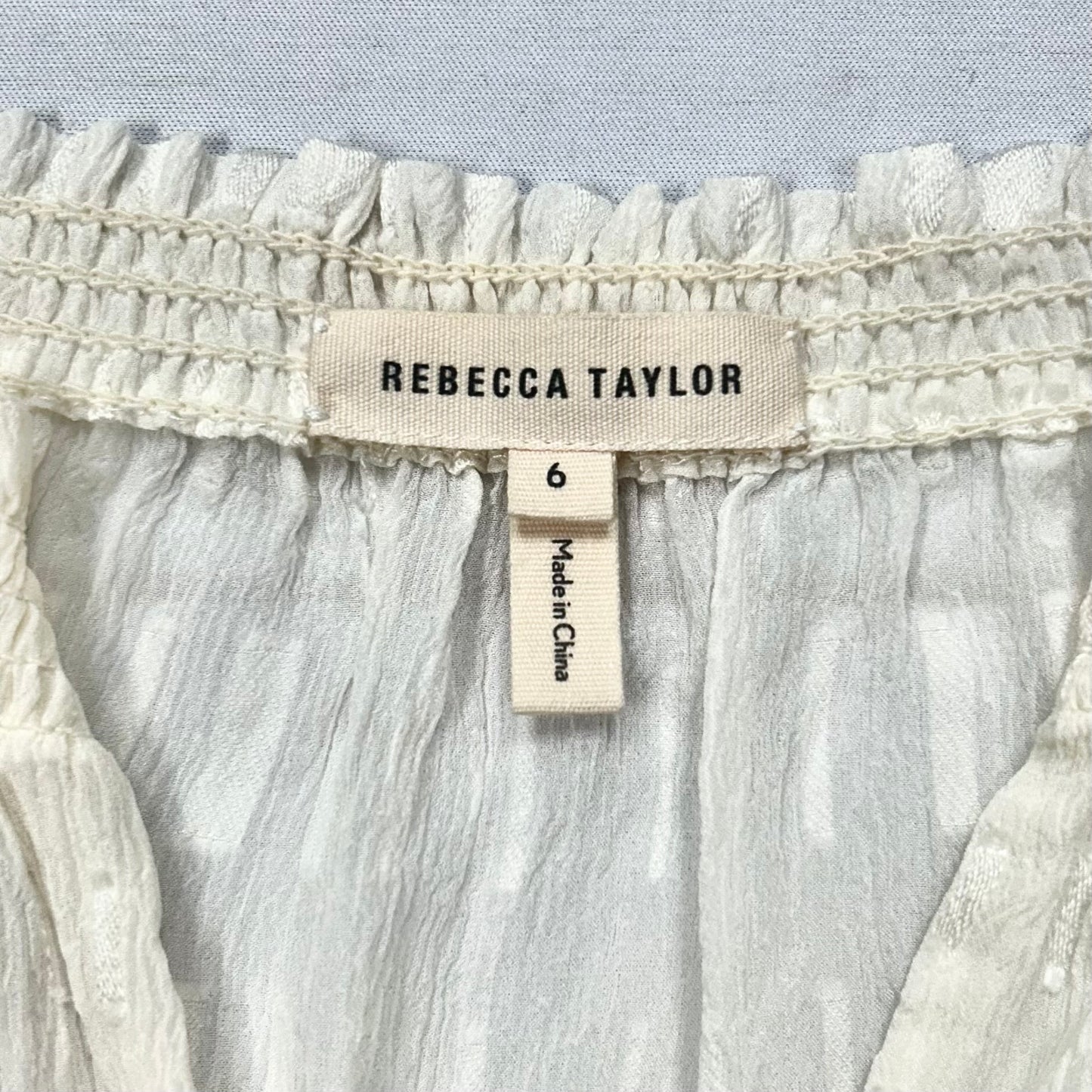 Blouse Designer By Rebecca Taylor  Size: S