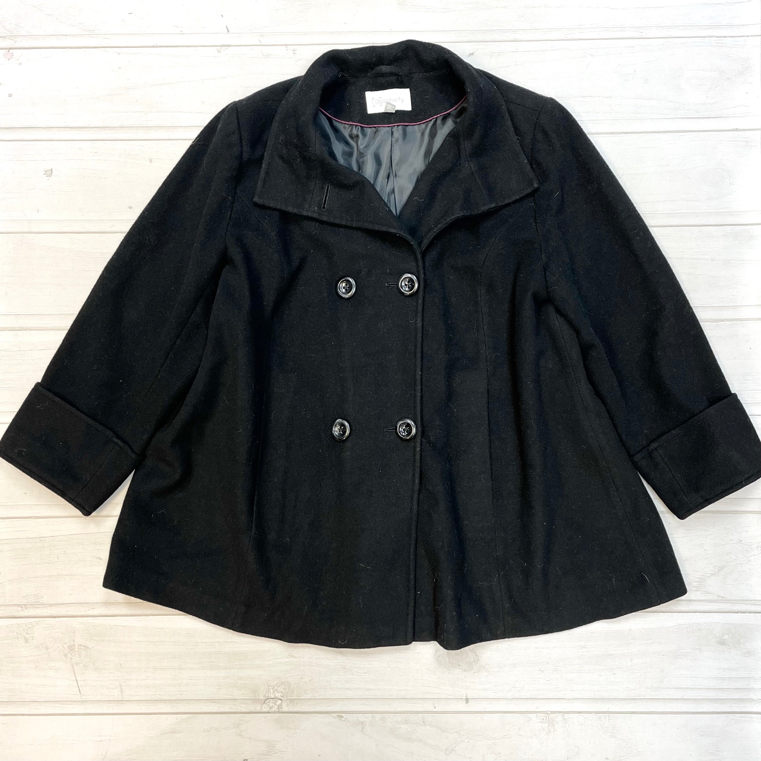 Coat Peacoat By Relativity Size 3x Clothes Mentor West Chester