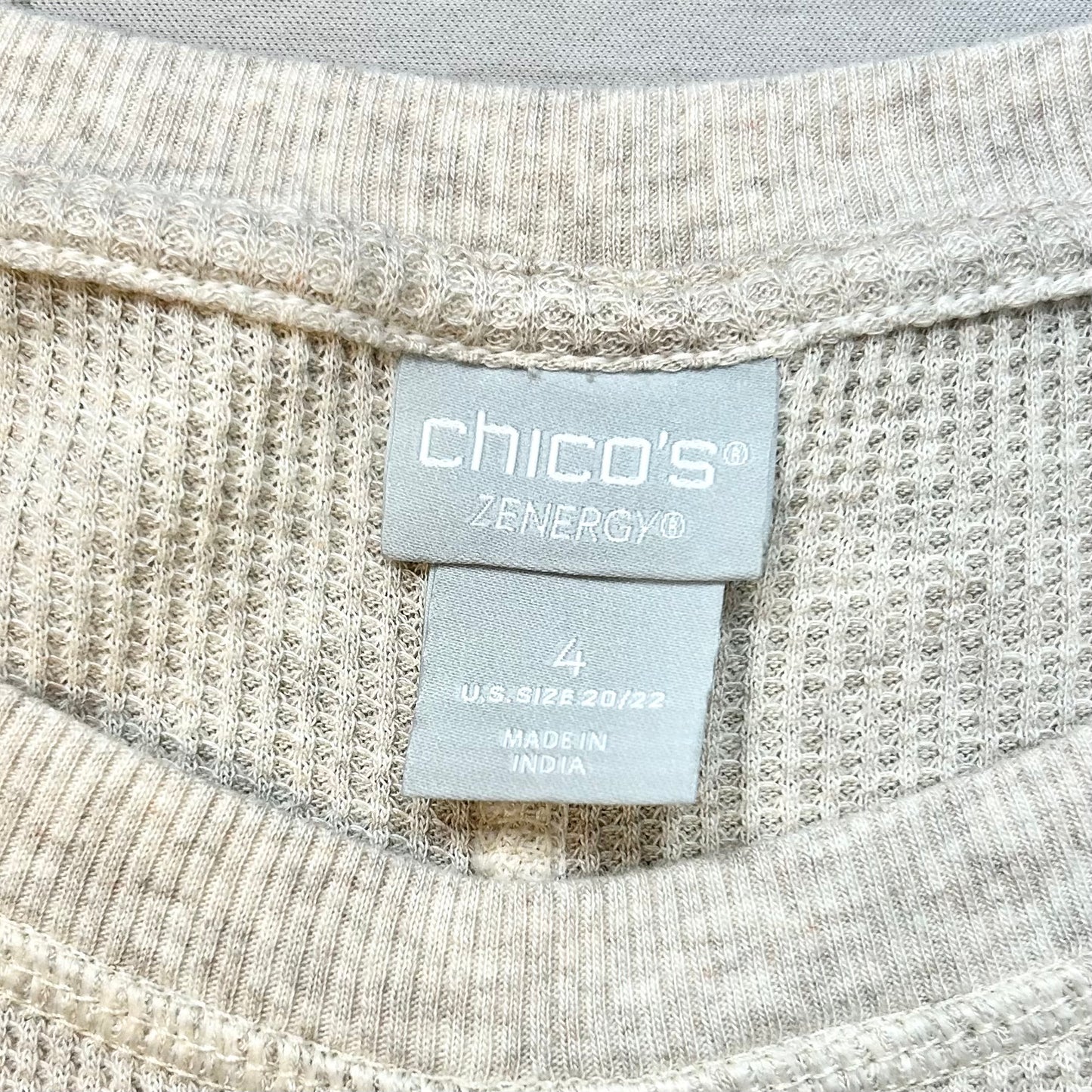Top Long Sleeve Basic By Chicos  Size: Xxl