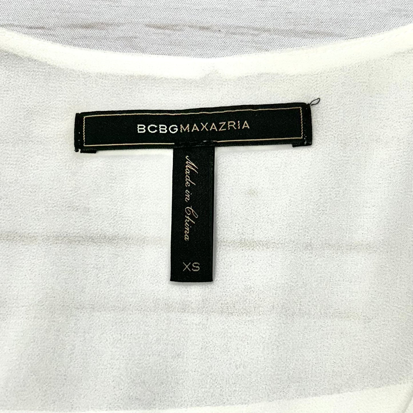 Blouse Long Sleeve By Bcbgmaxazria  Size: Xs