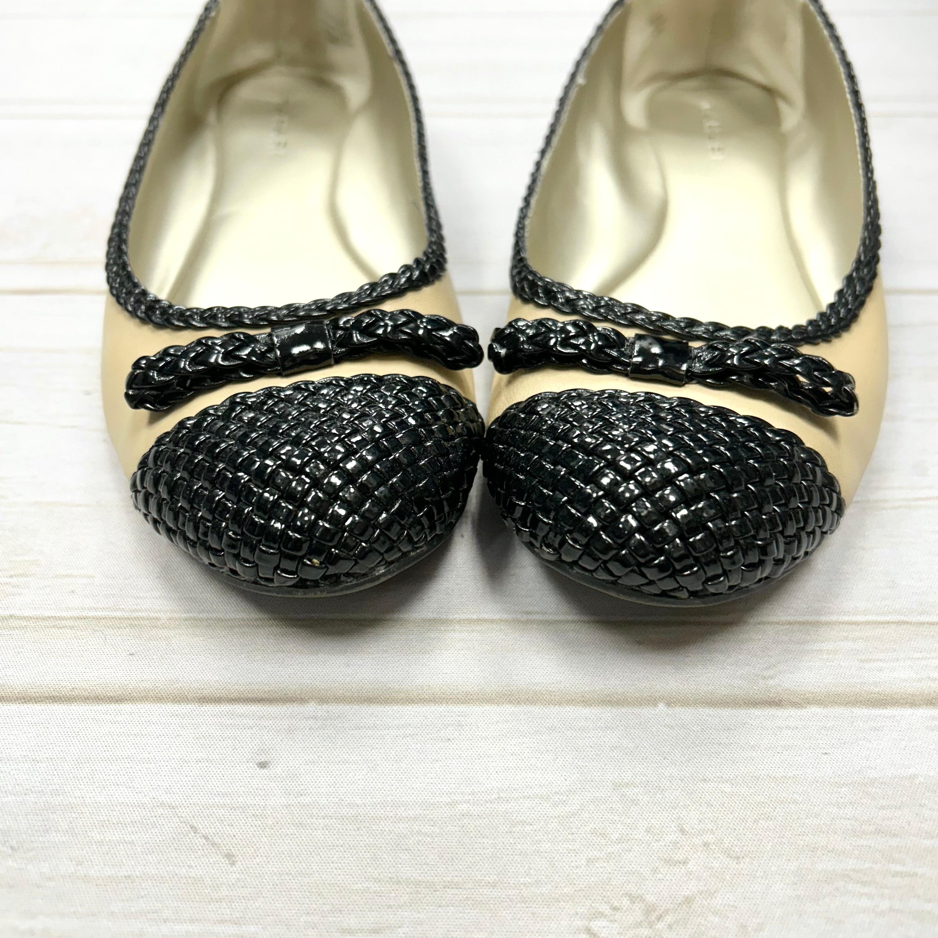 Tahari sales black flats