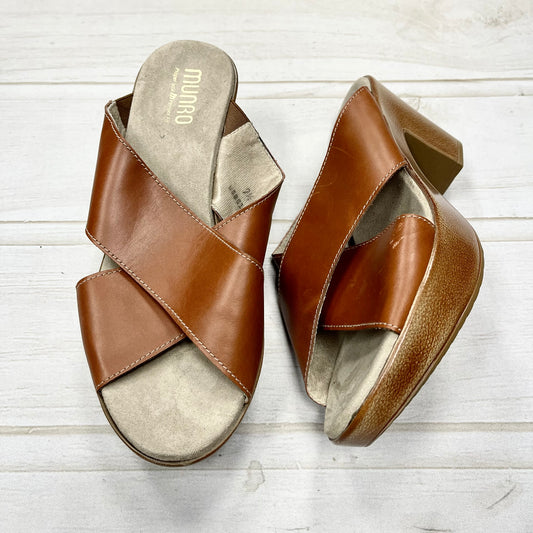 Sandals Heels Block By Munro  Size: 9.5