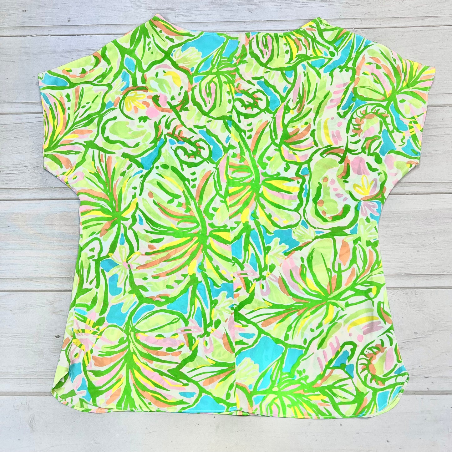 Top Short Sleeve Designer By Lilly Pulitzer  Size: S