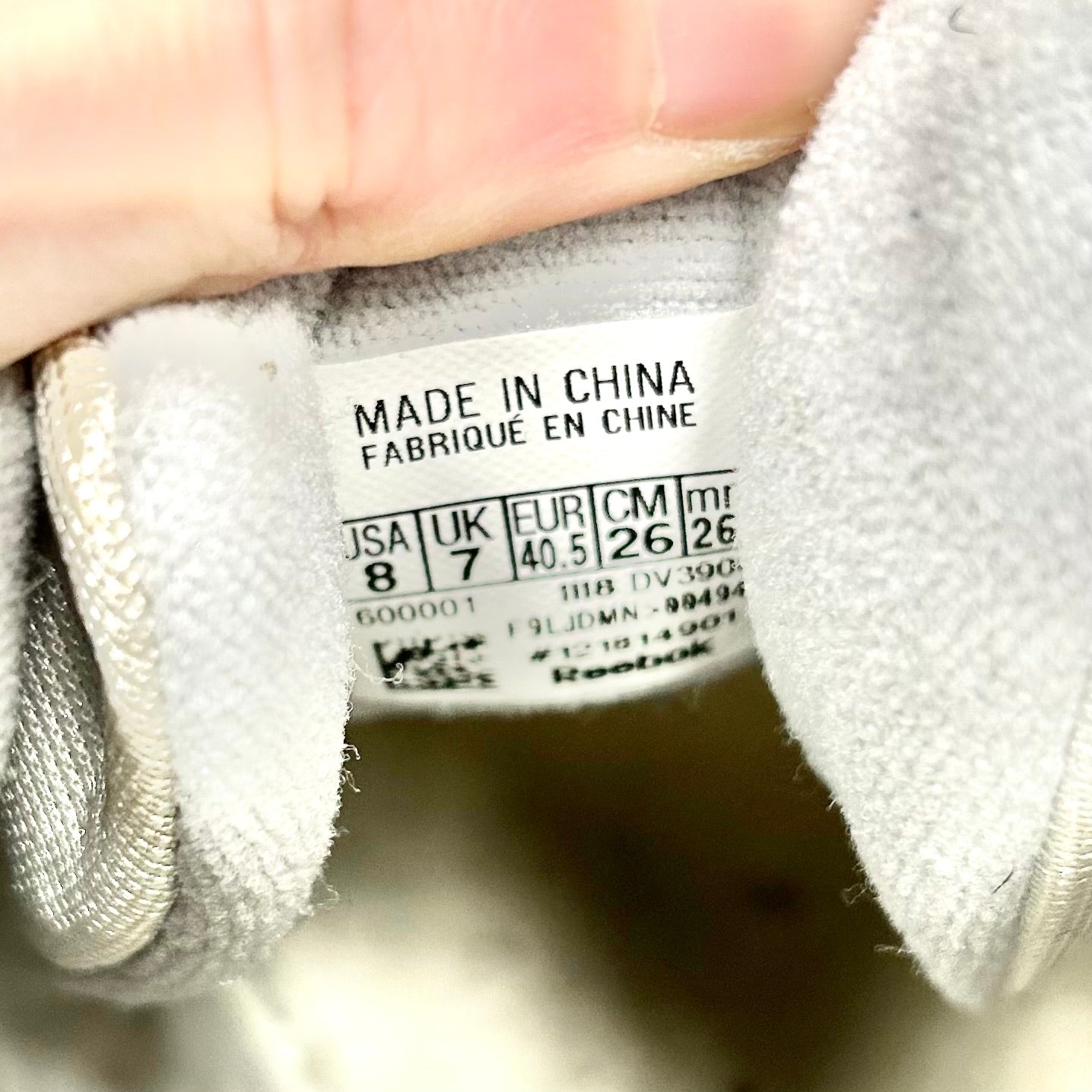 Reebok chine Clearance